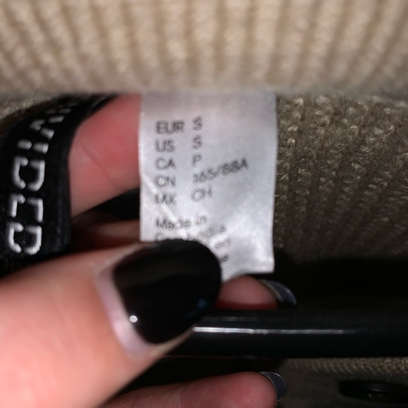 Tan Button Sweater - Picture 2 of 2